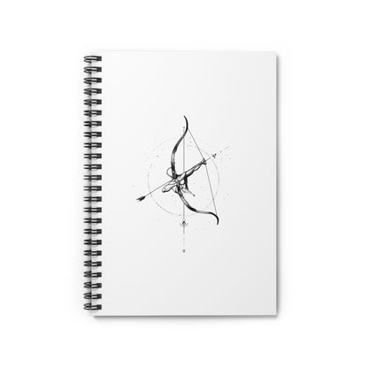 Archery-Inspired Spiral Notebook - Perfect for Journaling, Gift for Bow Enthusiasts, School Supplies, Creative Writing, And More
