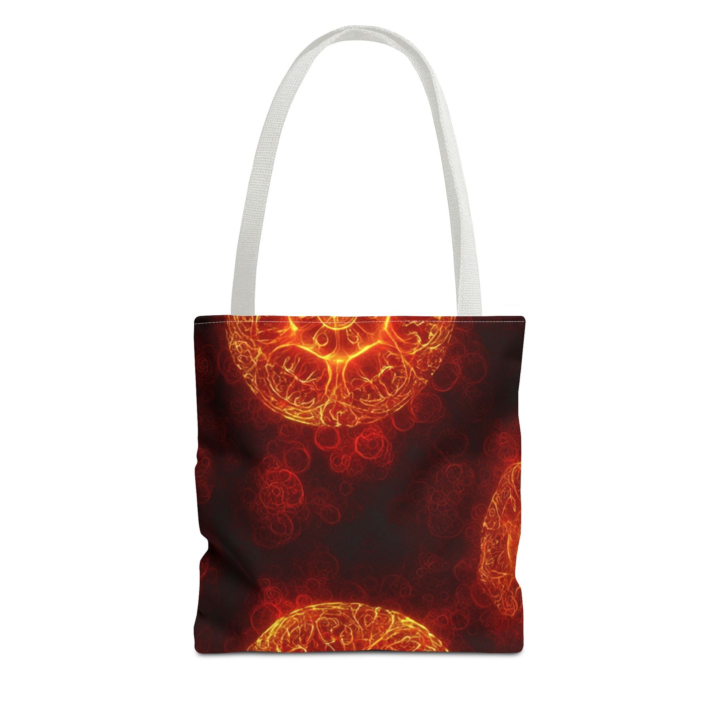 Fiery Abstract Tote Bag, Bohemian Style Bag, Unique Art Tote, Summer Beach Bag, Gift for Her