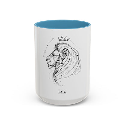 Leo Zodiac Coffee Mug - Astrology Lover Gift, Birthday Mug, Custom Star Sign, Horoscope Cup, Celestial Decor