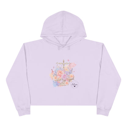 Floral Justice Crop Hoodie, Trendy Pullover, Women's Casual Wear, Gift for Her, Spring Fashion, Artistry in Apparel