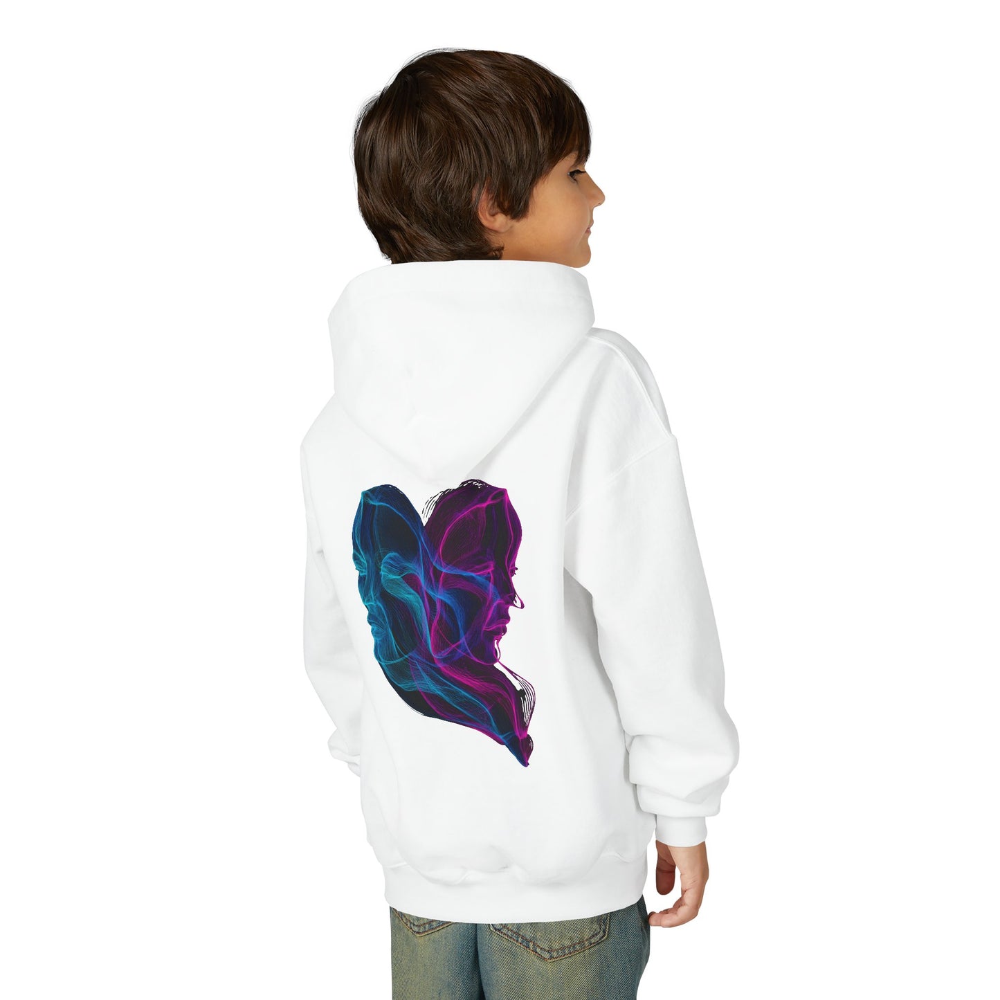 Gemini Curious Mind Youth Hoodie, Astrology Gift, Cosmic Sweatshirt, Birthday Apparel, Zodiac Fashion