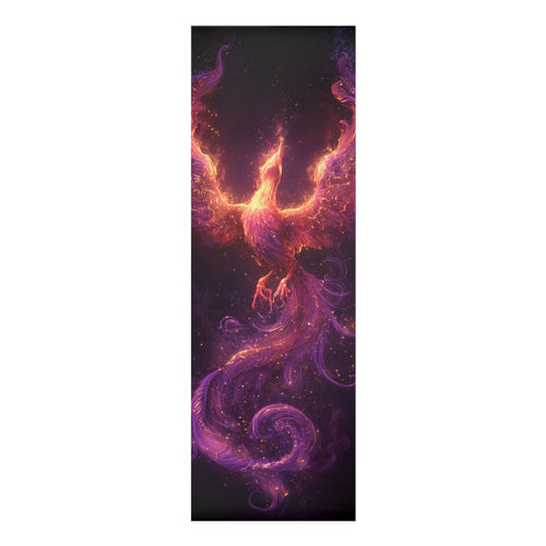 Phoenix Spirit Foam Yoga Mat - Vibrant Design for Mindfulness and Wellness