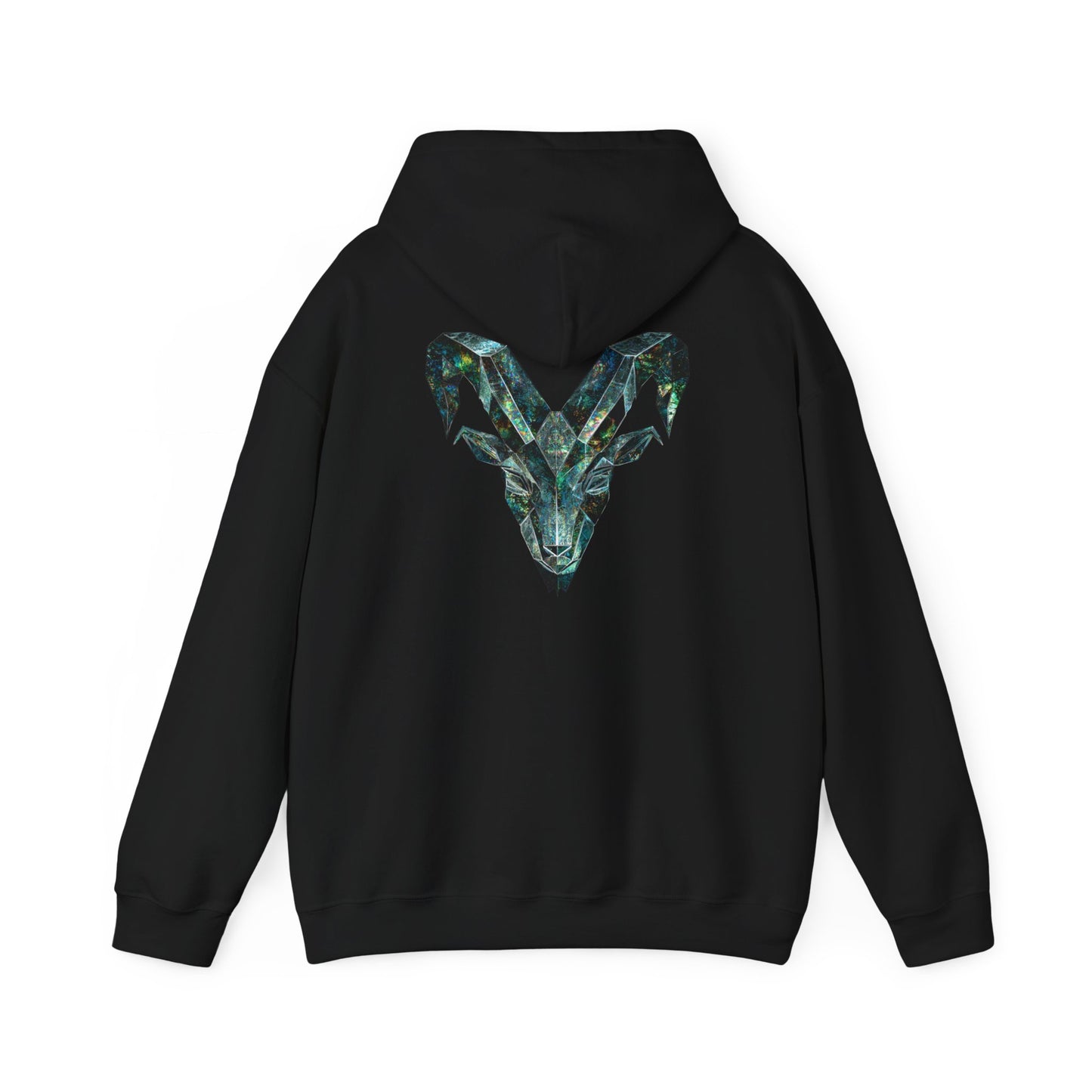 Earth Element Capricorn Hoodie | ♑ Mountain Ram | Psychedelic Zodiac Sweatshirt