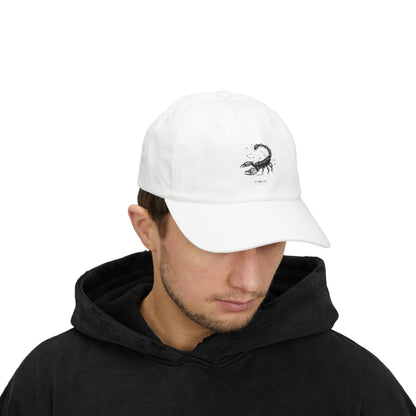 Classic Scorpion Dad Cap – Trendy Adjustable Hat for Outdoor Adventures, Great for Gifts, Summer Vibes, Stylish Menswear