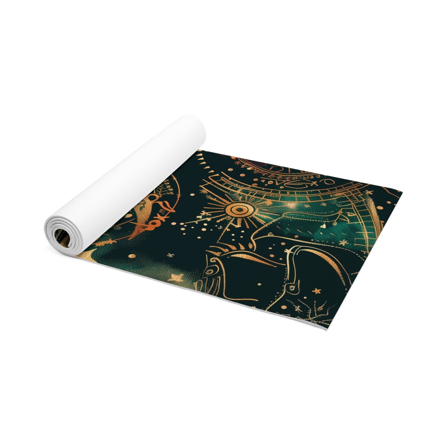 Celestial Yoga Mat - Astrological Design for Mindful Practice