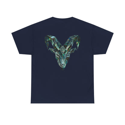 Earth Element Capricorn Unisex Tee | ♑ Mountain Ram | Psychedelic Zodiac Shirt
