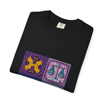 Colorful Zodiac T-shirt - Astrology Gift, Unisex Tee, Horoscope Apparel, Celestial Design, Unique Astrology Shirt