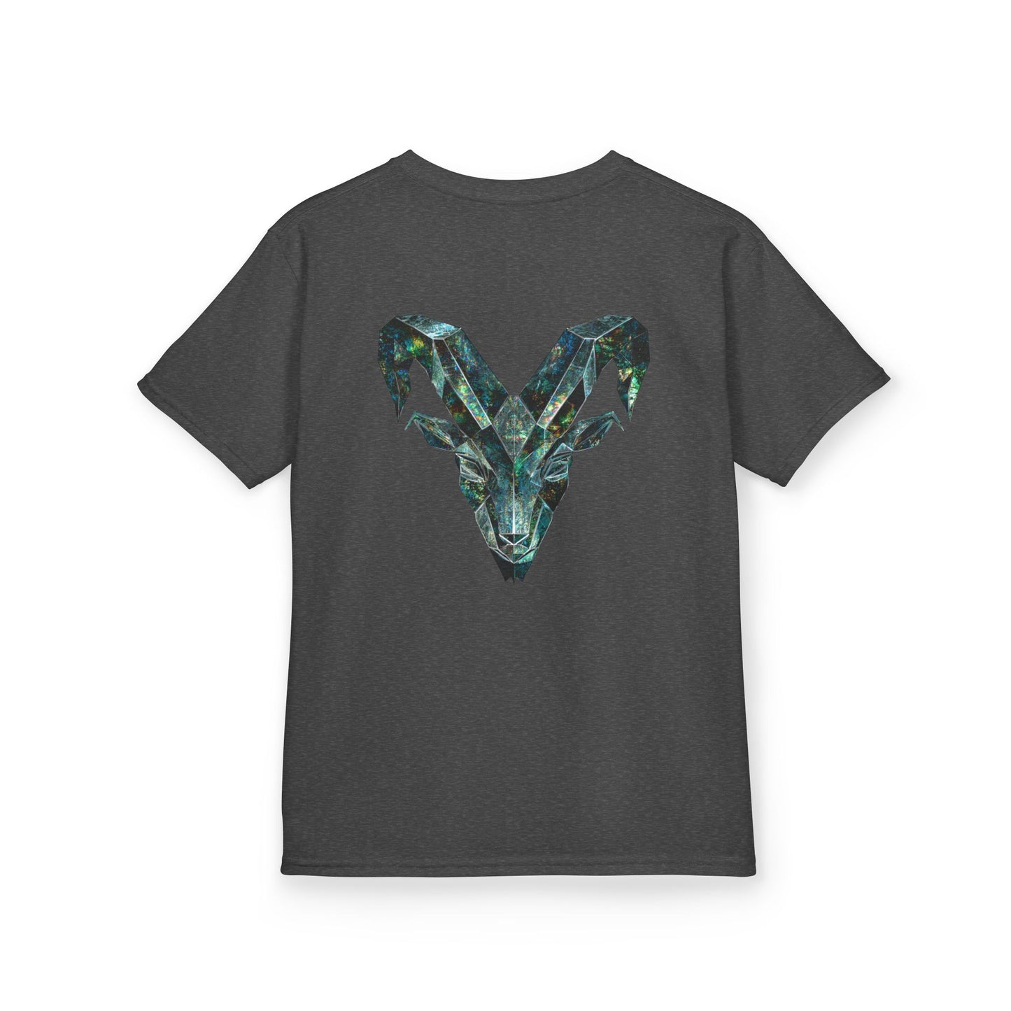 Earth Element Capricorn Kids Tee | ♑ Mountain Ram | Psychedelic Youth Shirt