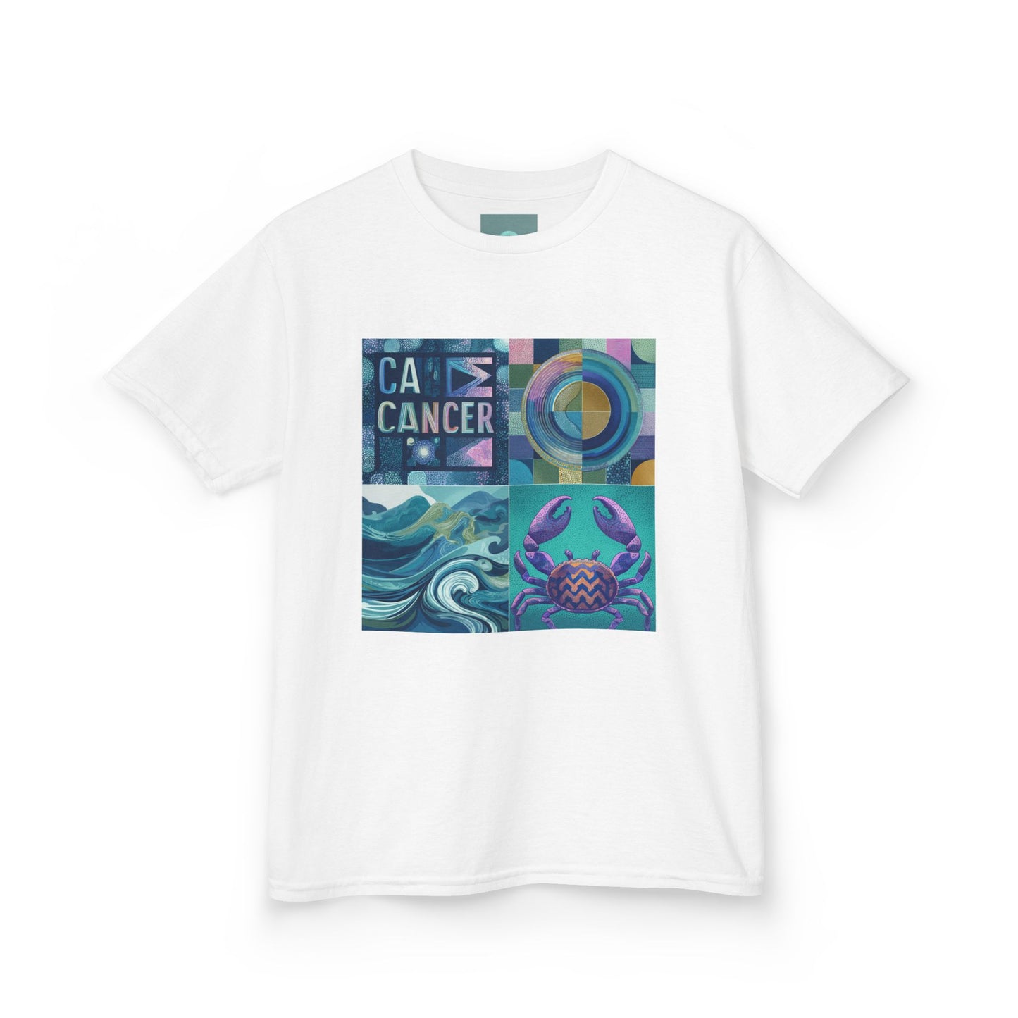 Cancer Zodiac Kids Tee | Astrology Shirt for Children, Horoscope Gift, Summer Tee, Birthday Gift, Astrology Lovers