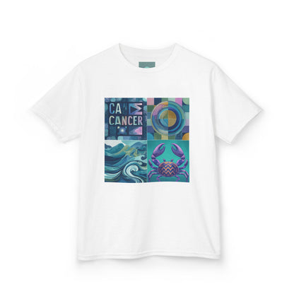 Cancer Zodiac Kids Tee | Astrology Shirt for Children, Horoscope Gift, Summer Tee, Birthday Gift, Astrology Lovers