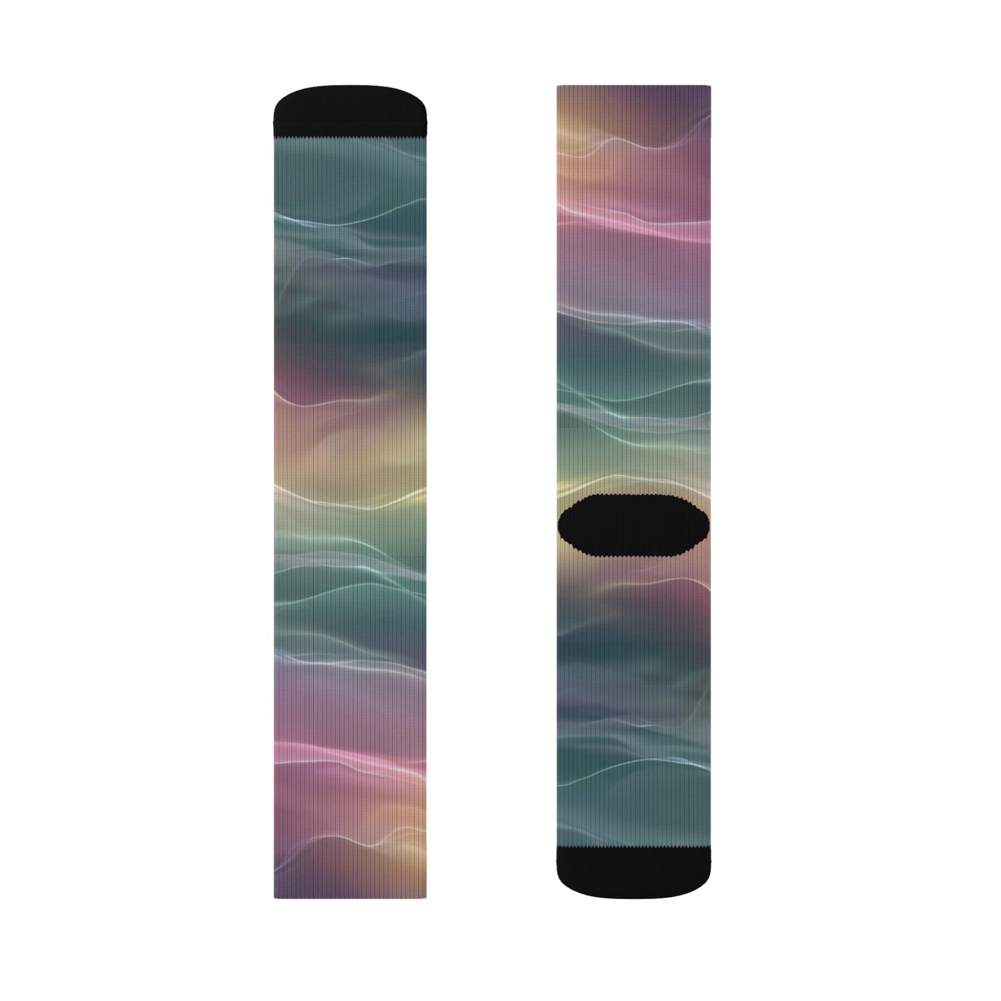 Earth Element Psychedelic Socks | Taurus Virgo Capricorn | Colorful Abstract Design