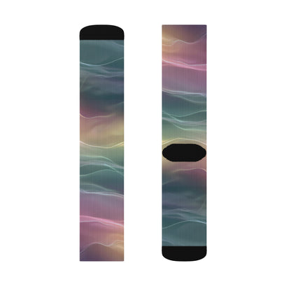 Earth Element Psychedelic Socks | Taurus Virgo Capricorn | Colorful Abstract Design