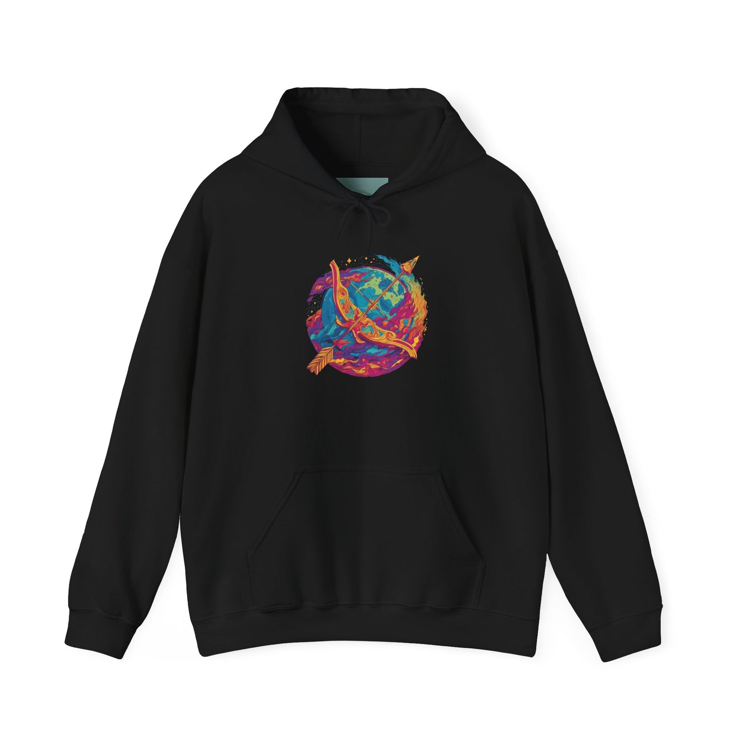 Cosmic Adventure Hoodie, Galaxy Sweatshirt, Festival Wear, Unisex Pullover, Gift for Astronomers, Colorful Hoodie