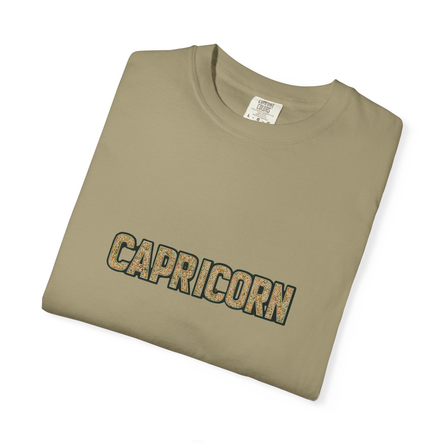 Capricorn Garment-Dyed T-Shirt, Zodiac Sign Tee, Astrology Gift, Unisex Shirt, Birthday Gift, Casual Wear
