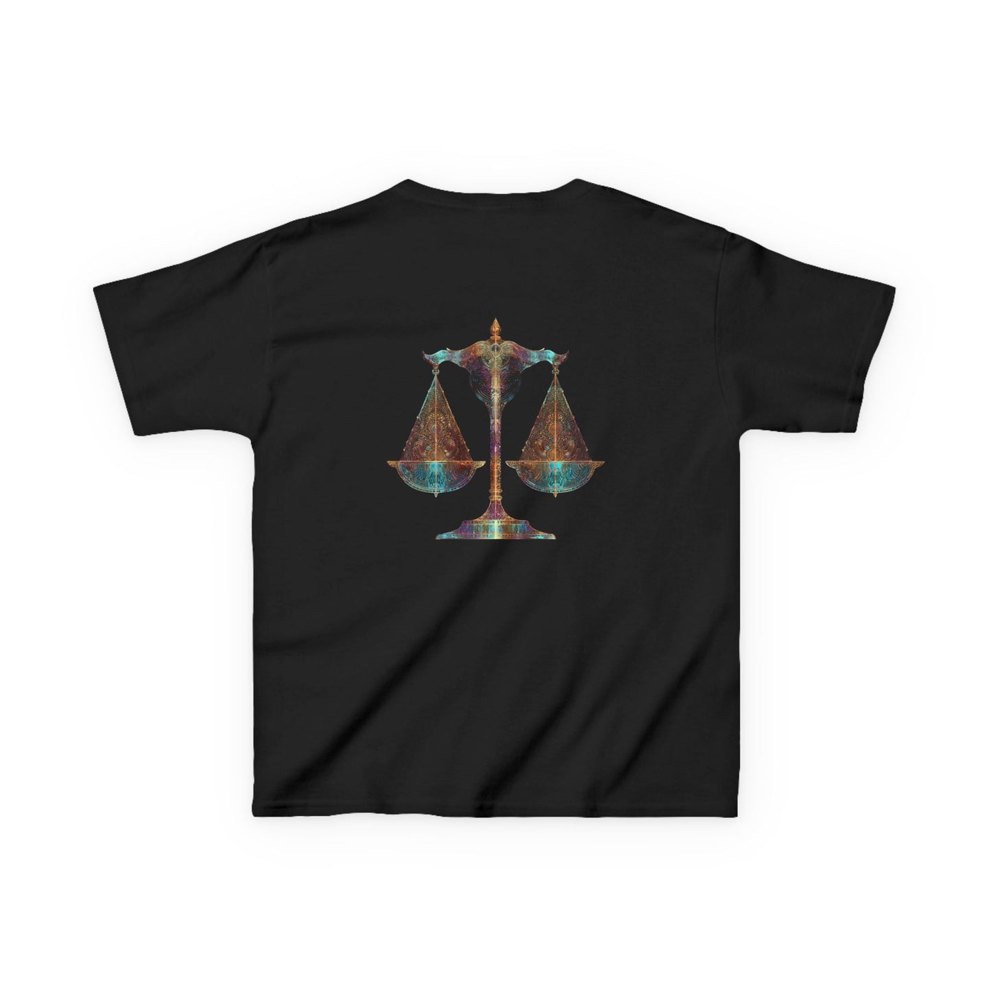 Air Element Libra Kids Tee | ♎ Harmony Scales | Psychedelic Youth Shirt