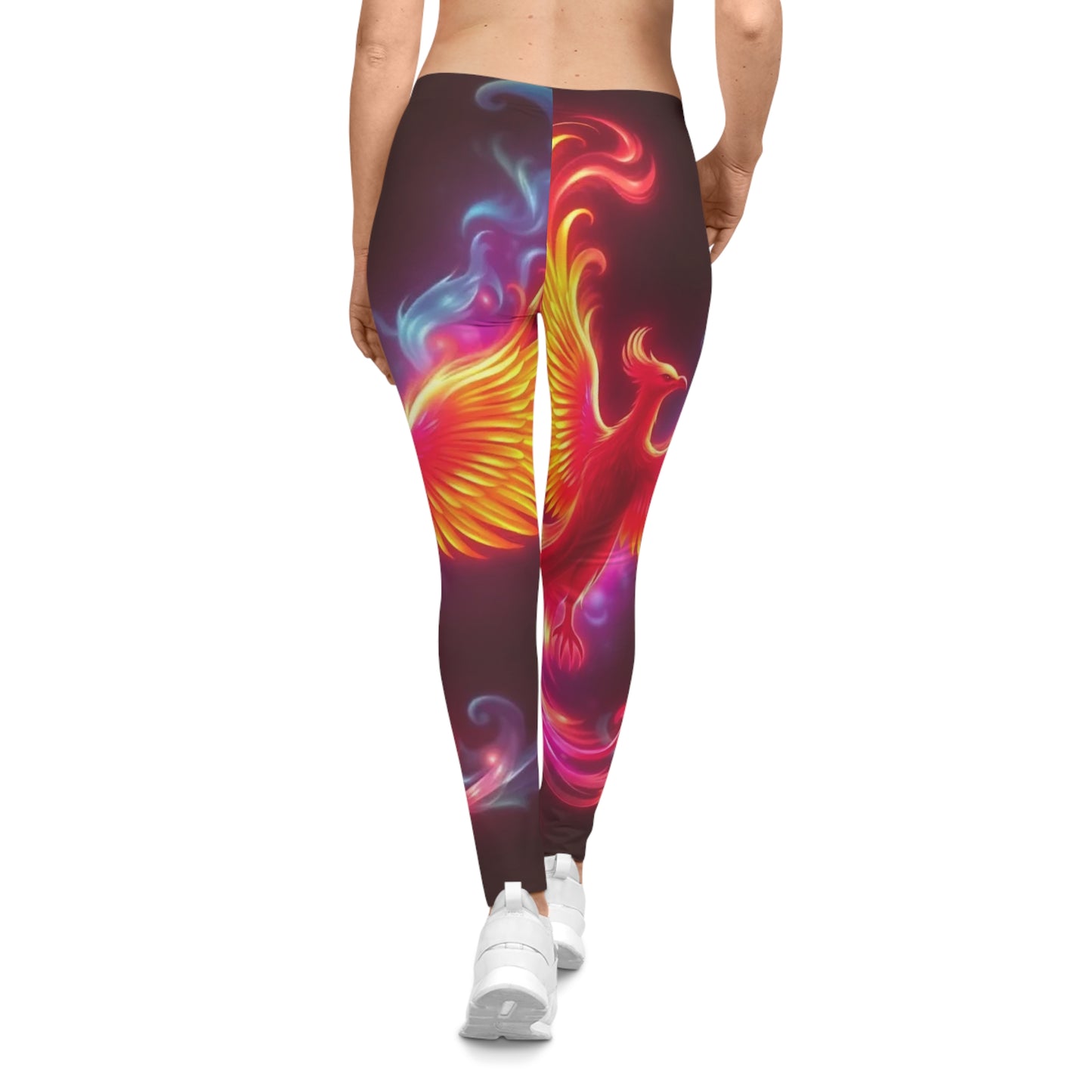 Phoenix Fire Leggings - Women's Vibrant Yoga Pants
