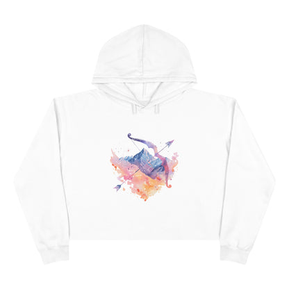 Artistic Dinosaur Crop Hoodie, Trendy Cropped Sweatshirt, Cute Gift for Dinosaurs Lovers, Casual Wear, Unique Art Apparel