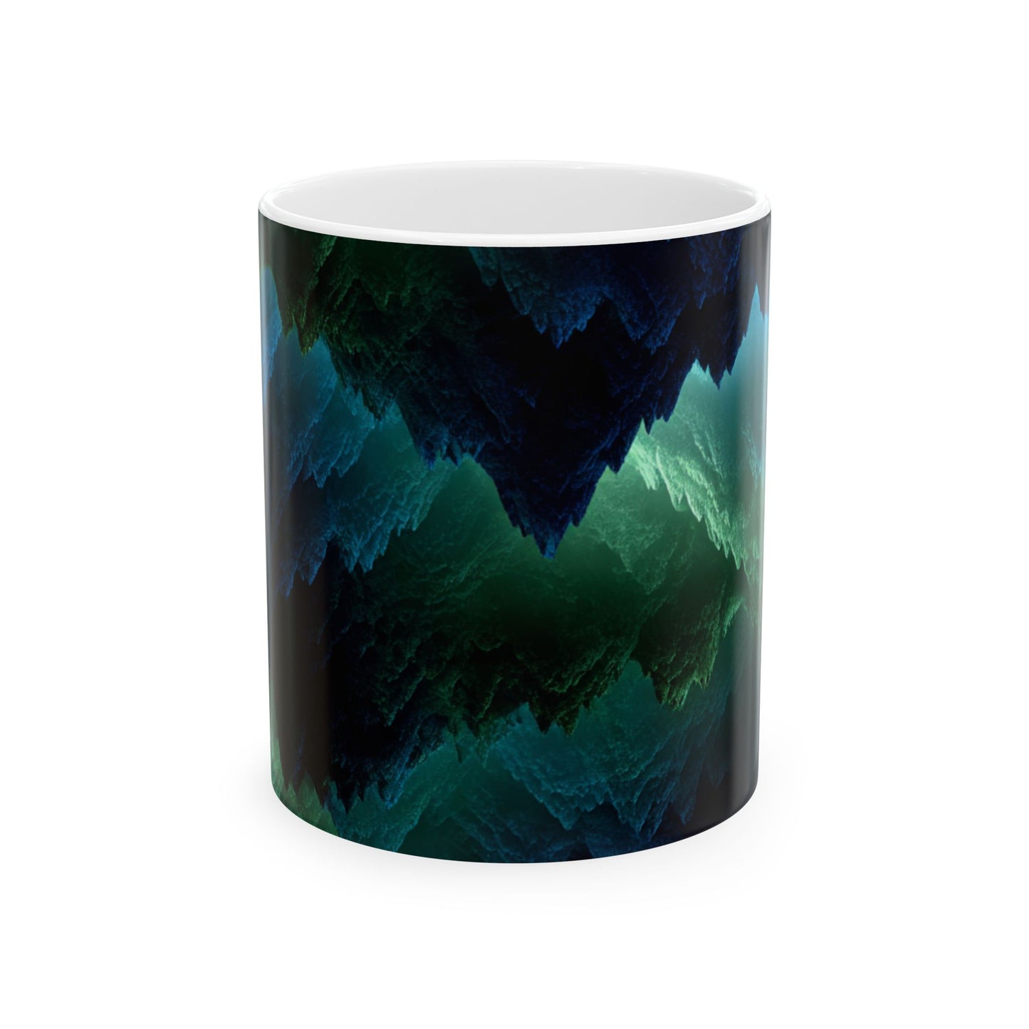 Earth Element Capricorn Mug | ♑ Mountain Aesthetic | Psychedelic Ceramic Coffee Cup