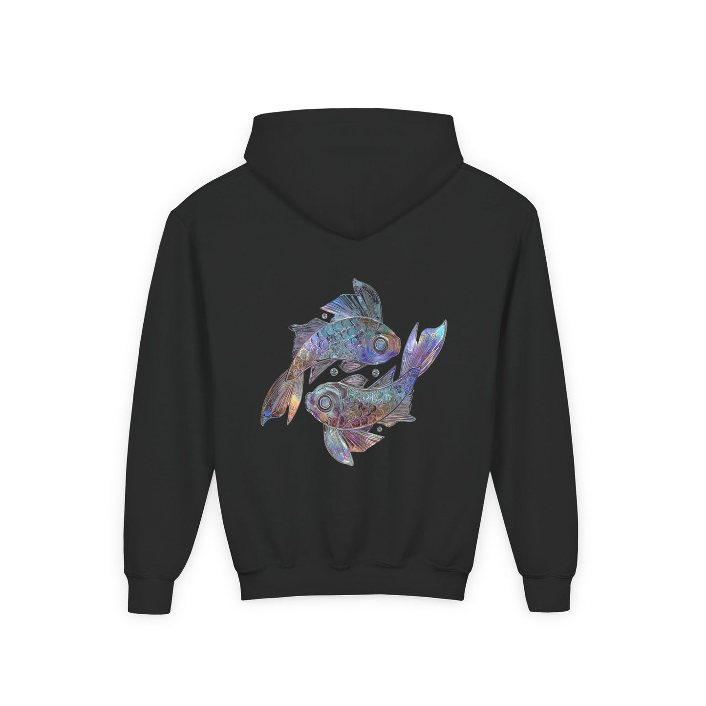 Water Element Pisces Hooded Sweatshirt | ♓ Mystical Fish | Psychedelic Zodiac Hoodie