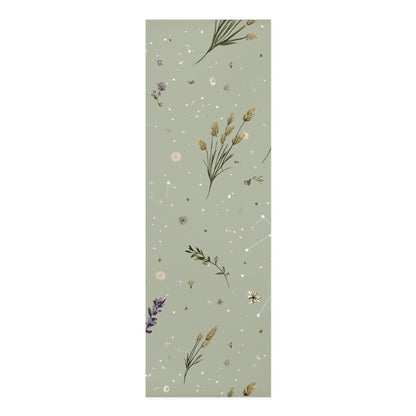 Botanical Foam Yoga Mat for Mindful Practice, Eco-friendly Exercise Mat, Yoga Accessory, Gift for Fitness Lovers, Meditation Mat