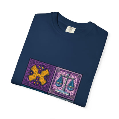 Colorful Zodiac T-shirt - Astrology Gift, Unisex Tee, Horoscope Apparel, Celestial Design, Unique Astrology Shirt