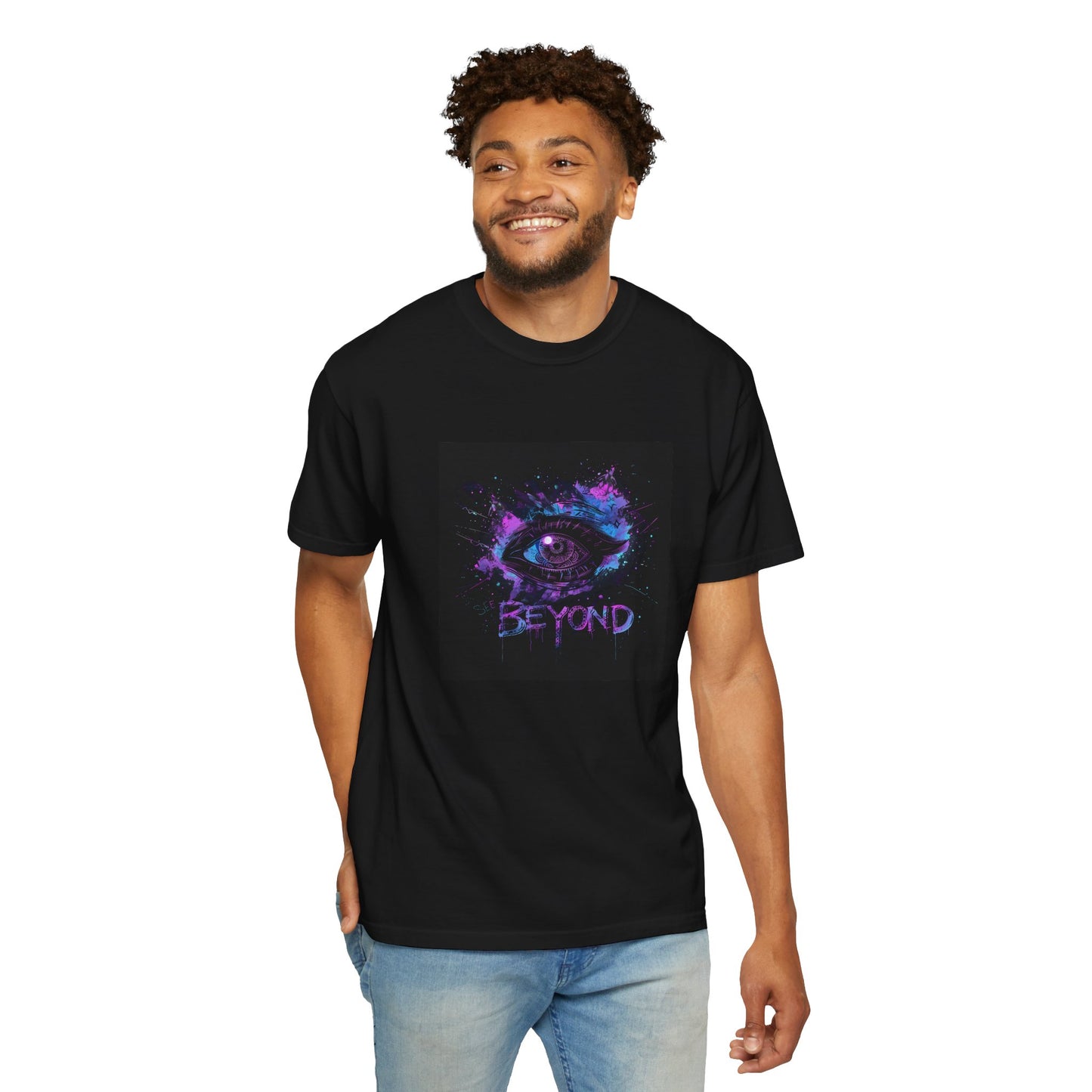 Mystical Eye T-Shirt, Unisex Graphic Tee, Beyond Eye Art Shirt, Casual Everyday Wear, Unique Gift for Art Lovers