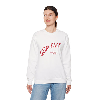 Gemini Zodiac Unisex Sweatshirt, Horoscope Astrology Gift, Twin Sign Graphic Jumper, Birthday Present, Celestial Constellation Clothing,