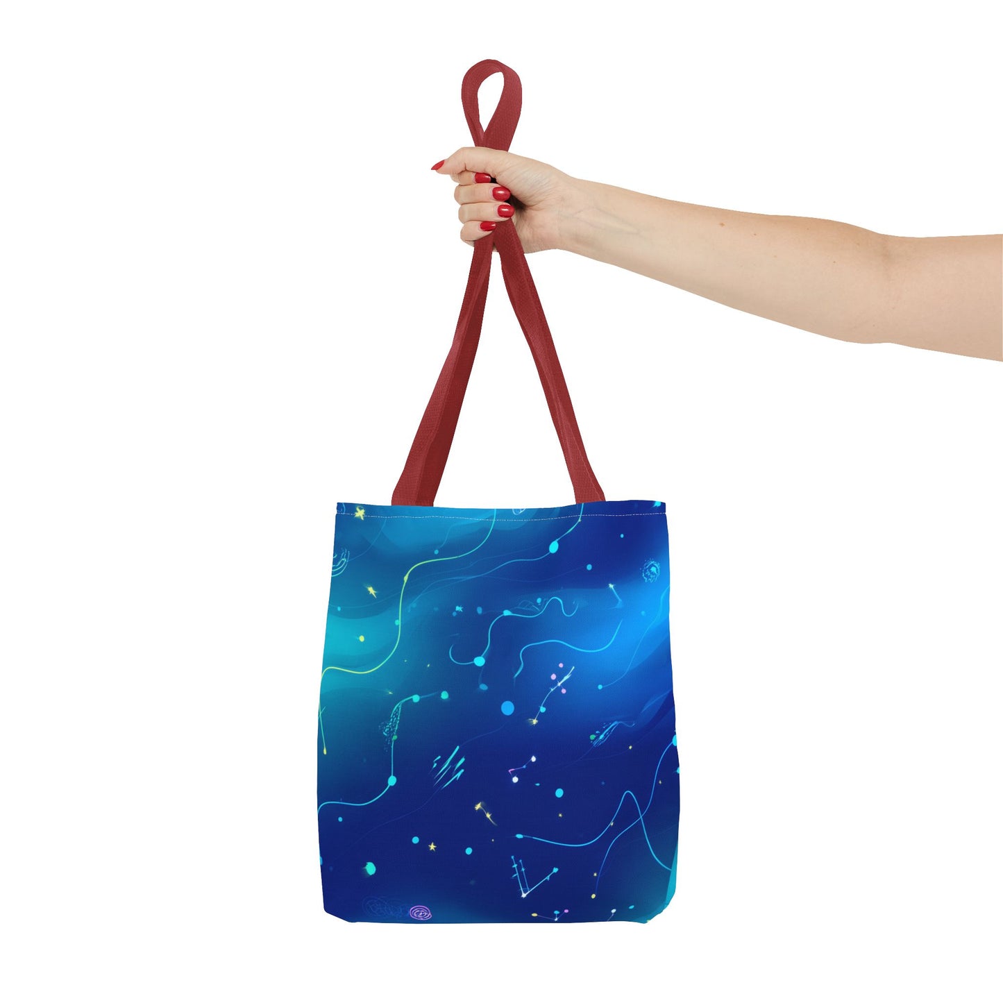 Celestial Tote Bag, Cosmic Tote, Universe Shopper, Astral Bag, Galaxy Gift, Starry Accessory