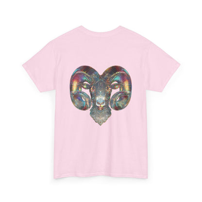 Customisable Aries Fearless Energy Tee, Unisex Cotton T-shirt, Zodiac Sign Gift, Astrology Apparel, Trendy Graphic Tee, Birthday Gift