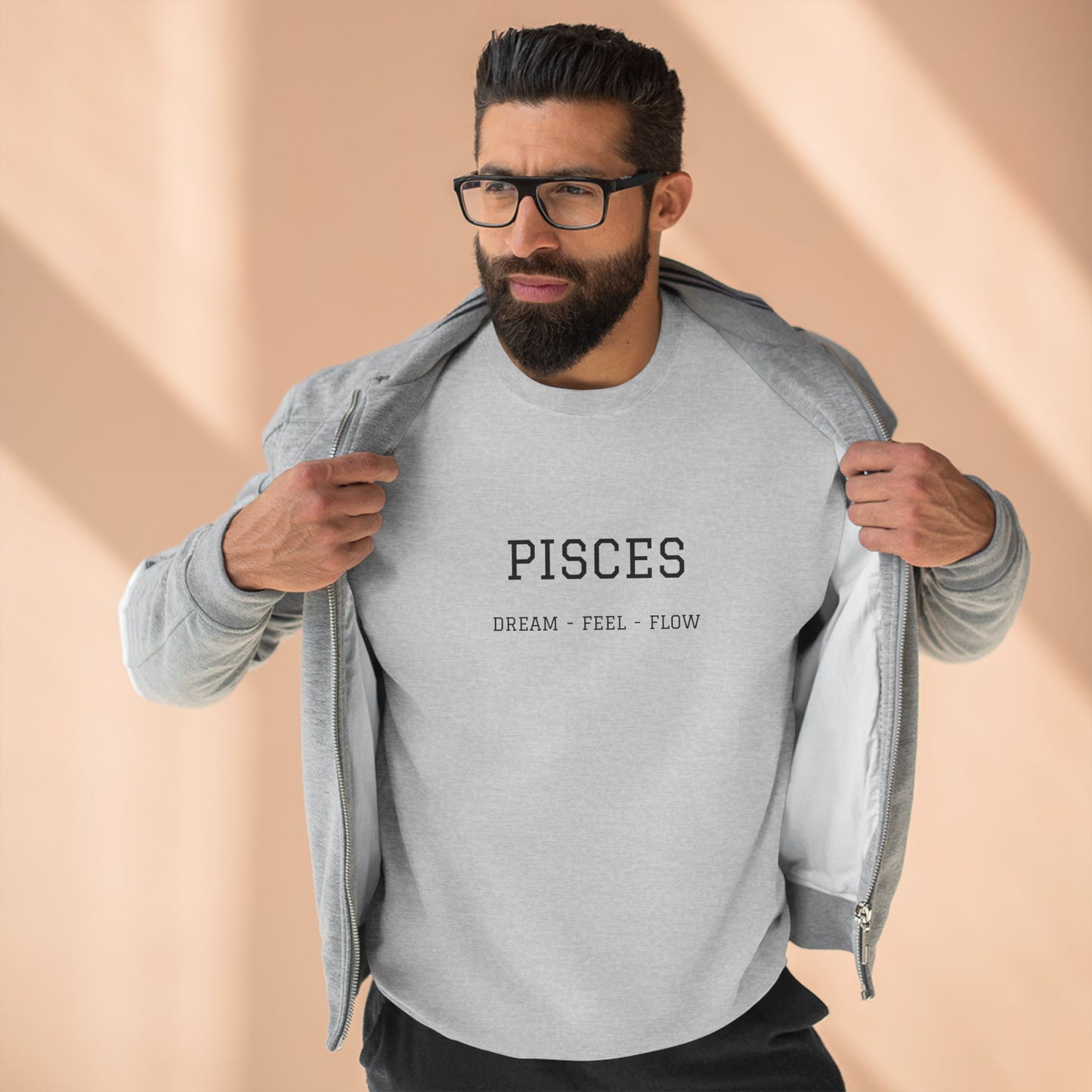 Pisces Crewneck Sweatshirt — Dream Feel Flow Zodiac Pullover