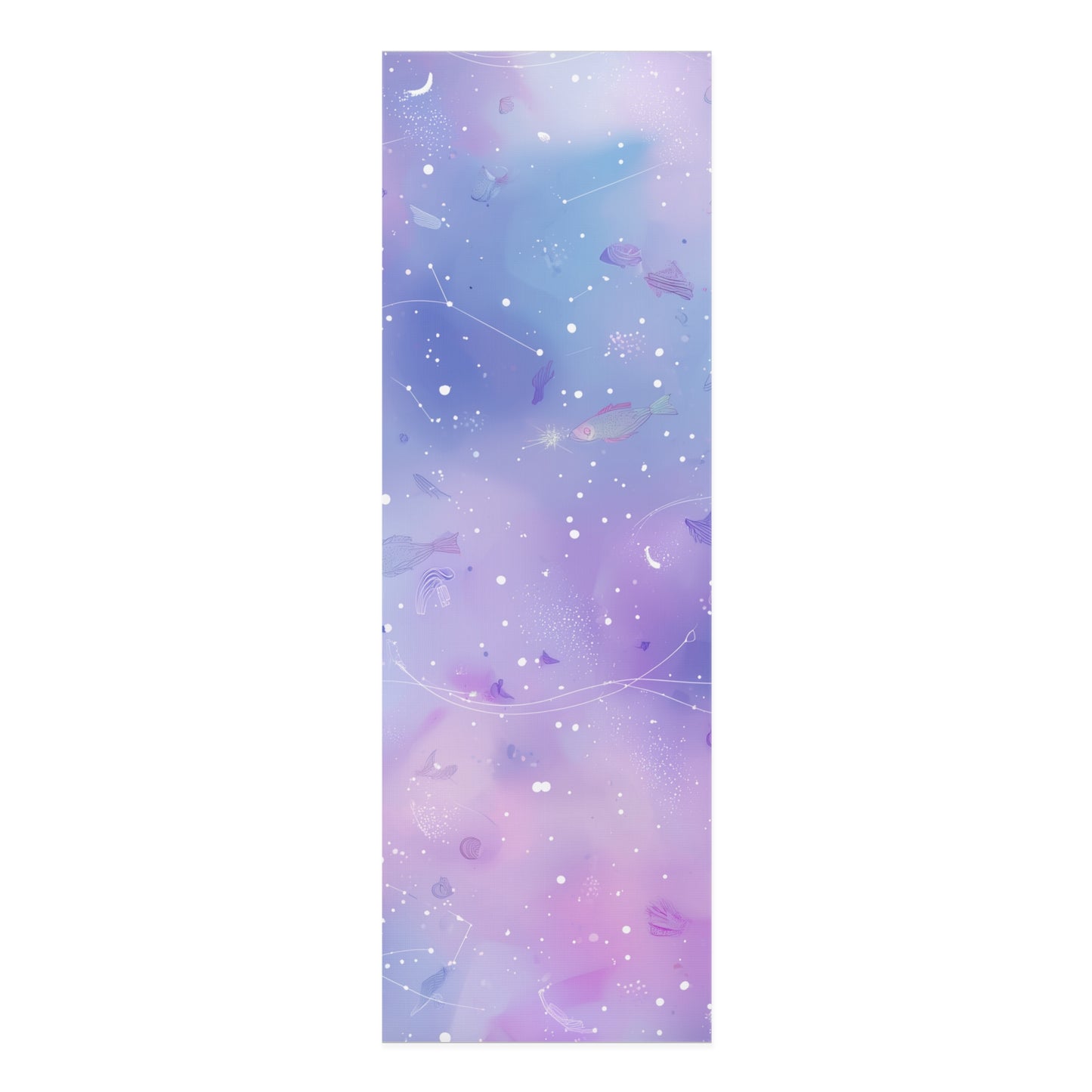 Dreamy Cosmic Foam Yoga Mat - Perfect for Meditation, Yoga, Home Decor, Fitness, Gift for Her