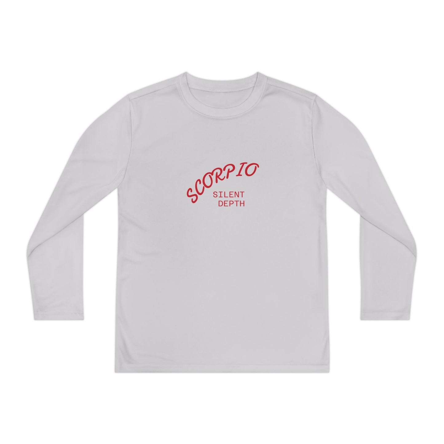 Water Element Scorpio Youth Long Sleeve Tee | ♏ Mystical Scorpion | Psychedelic Zodiac Shirt