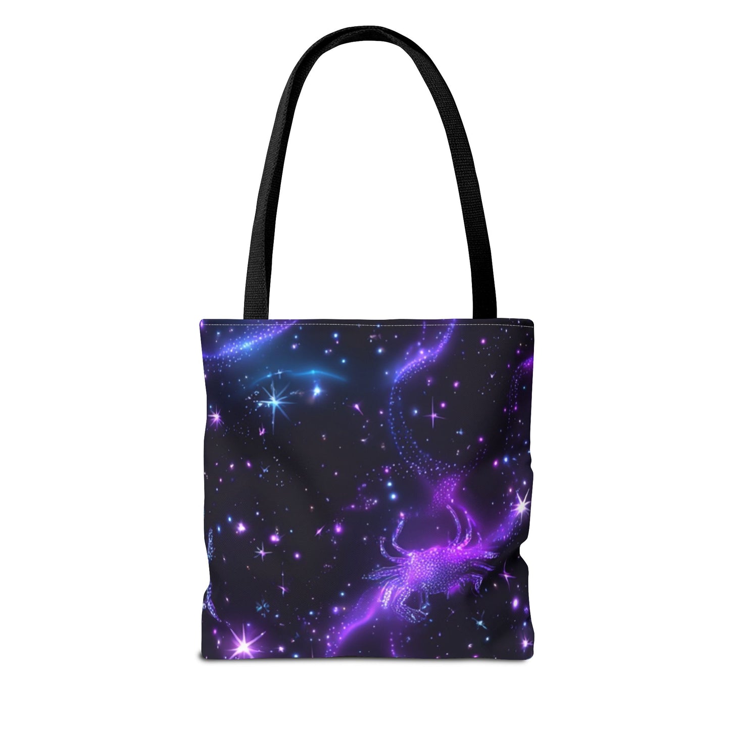 Water Element Cancer Tote Bag | ♋ Cosmic Crab | Psychedelic Shopping Bag