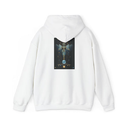 Libra Air Element Cosmic Dreamer Heavy Blend Hoodie - Zodiac Harmony Pullover, Astrology Gift, Celestial Balance Design