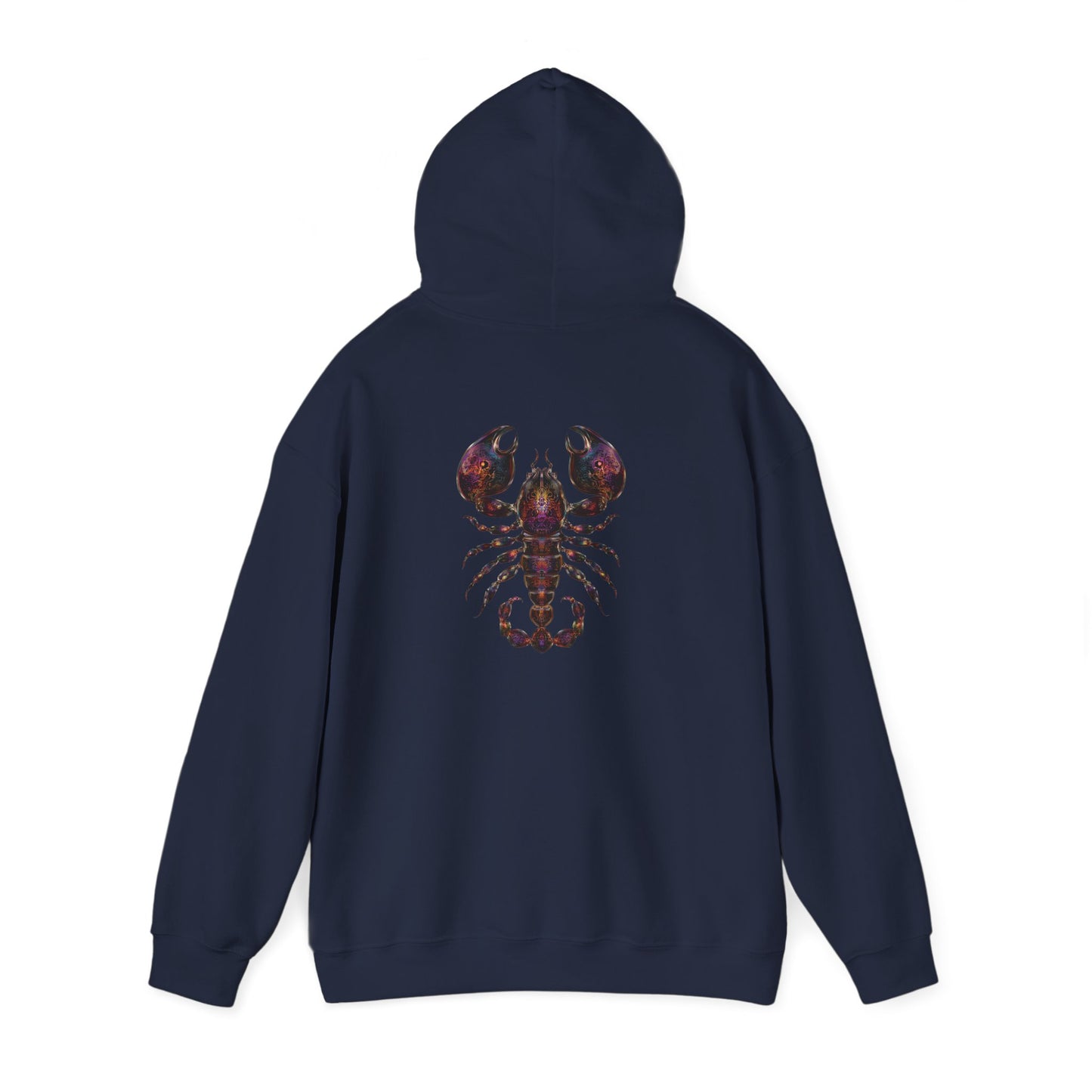 Water Element Scorpio Hooded Sweatshirt | ♏ Mystical Scorpion | Psychedelic Zodiac Hoodie
