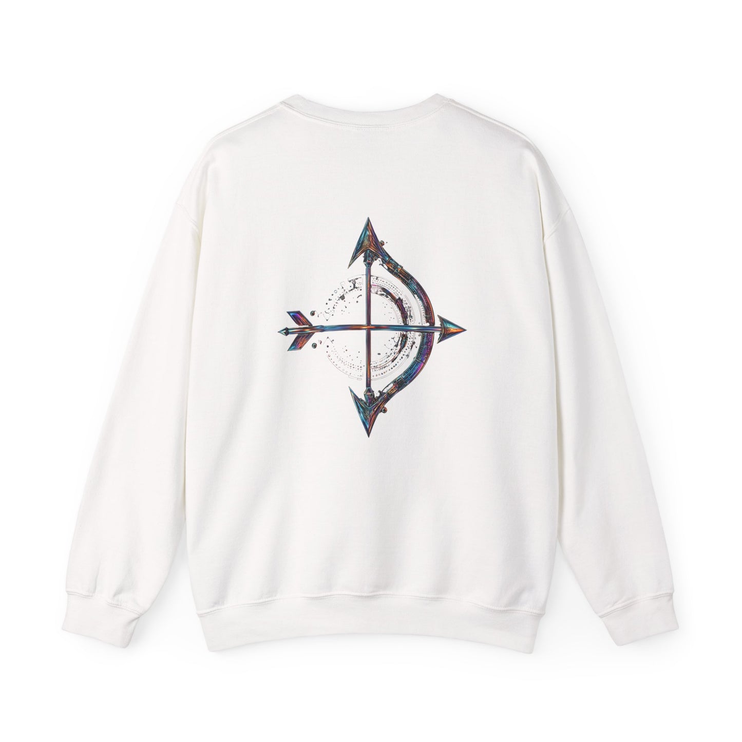 Fire Element Sagittarius Crewneck Sweatshirt | ♐ Freedom Spirit | Psychedelic Zodiac Apparel