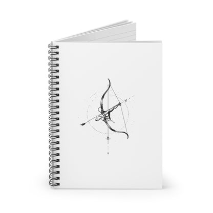 Archery-Inspired Spiral Notebook - Perfect for Journaling, Gift for Bow Enthusiasts, School Supplies, Creative Writing, And More