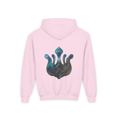 Air Element Aquarius Youth Hoodie | ♒ Rebel Flow | Psychedelic Zodiac Sweatshirt