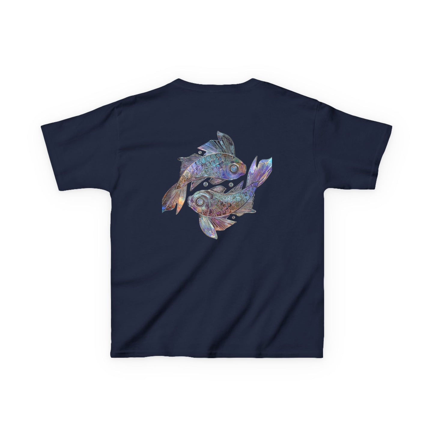 Water Element Pisces Kids Tee | ♓ Dream Flow | Psychedelic Youth Shirt
