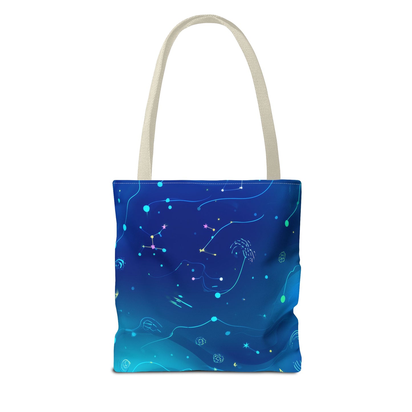 Celestial Tote Bag, Cosmic Tote, Universe Shopper, Astral Bag, Galaxy Gift, Starry Accessory