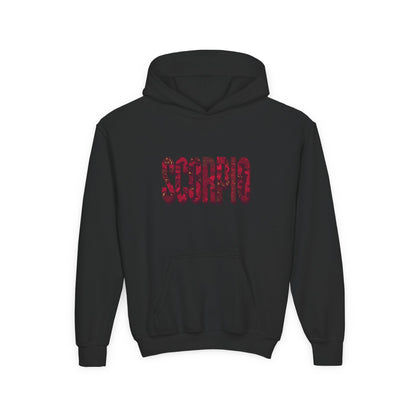 Scorpio Zodiac Hooded Sweatshirt for Teens | Astrology Gift, Horoscope Apparel, Birthday Present, Zodiac Lover, Cozy Outfit