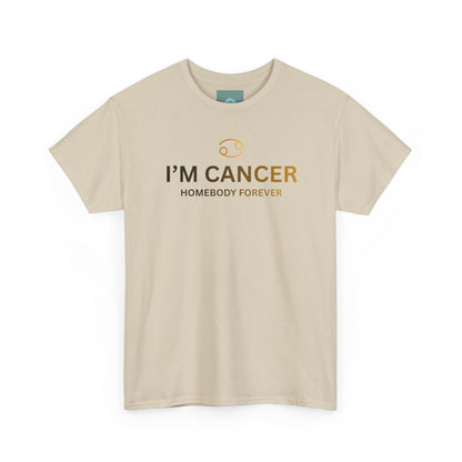 Cancer Zodiac Homebody Forever Tee | Astrology Moon Graphic T-Shirt