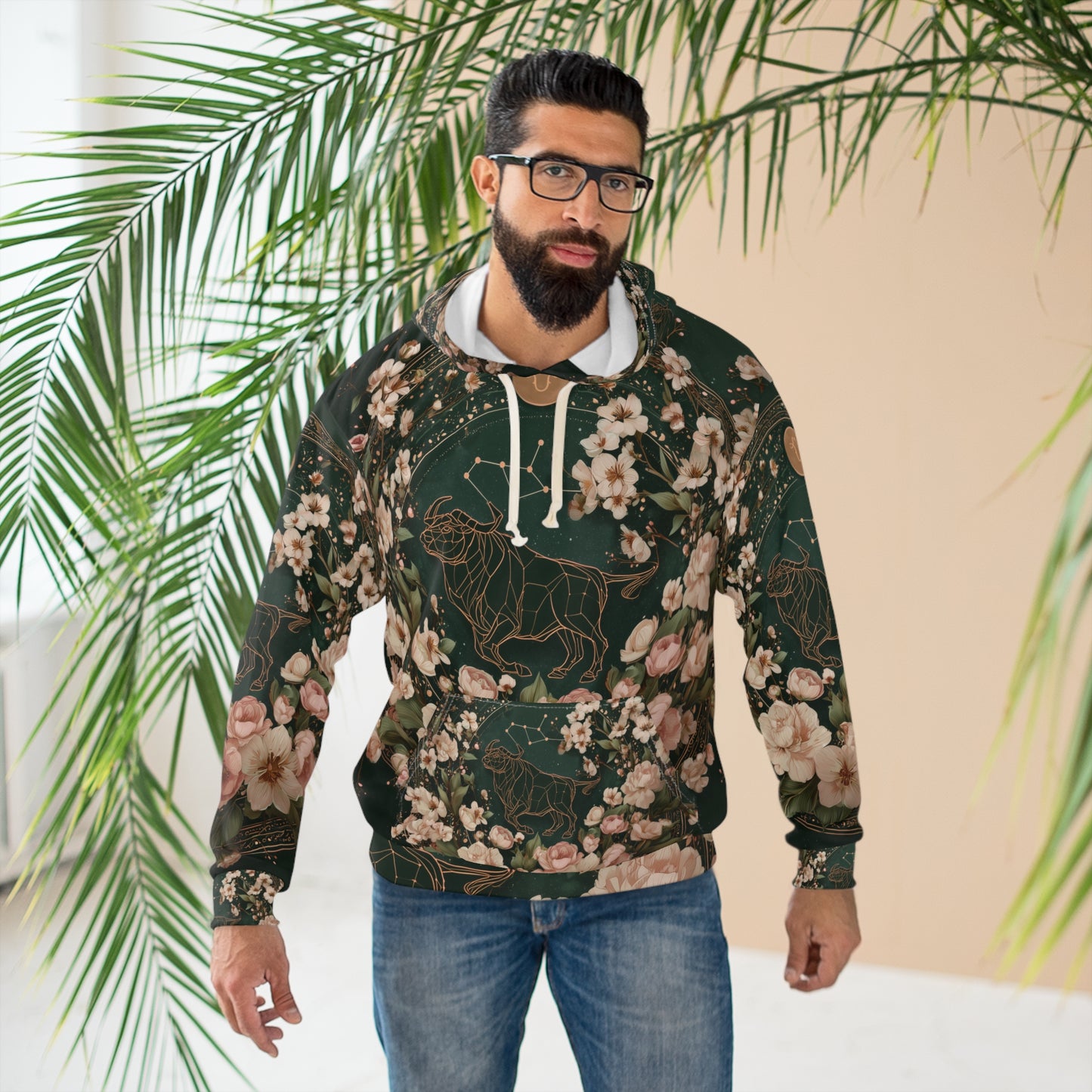 Zodiac Sign Taurus Unisex Pullover Hoodie, Astrology Sweatshirt, Horoscope Hoodie, Zodiac Gift, Taurus Constellation Hoodie