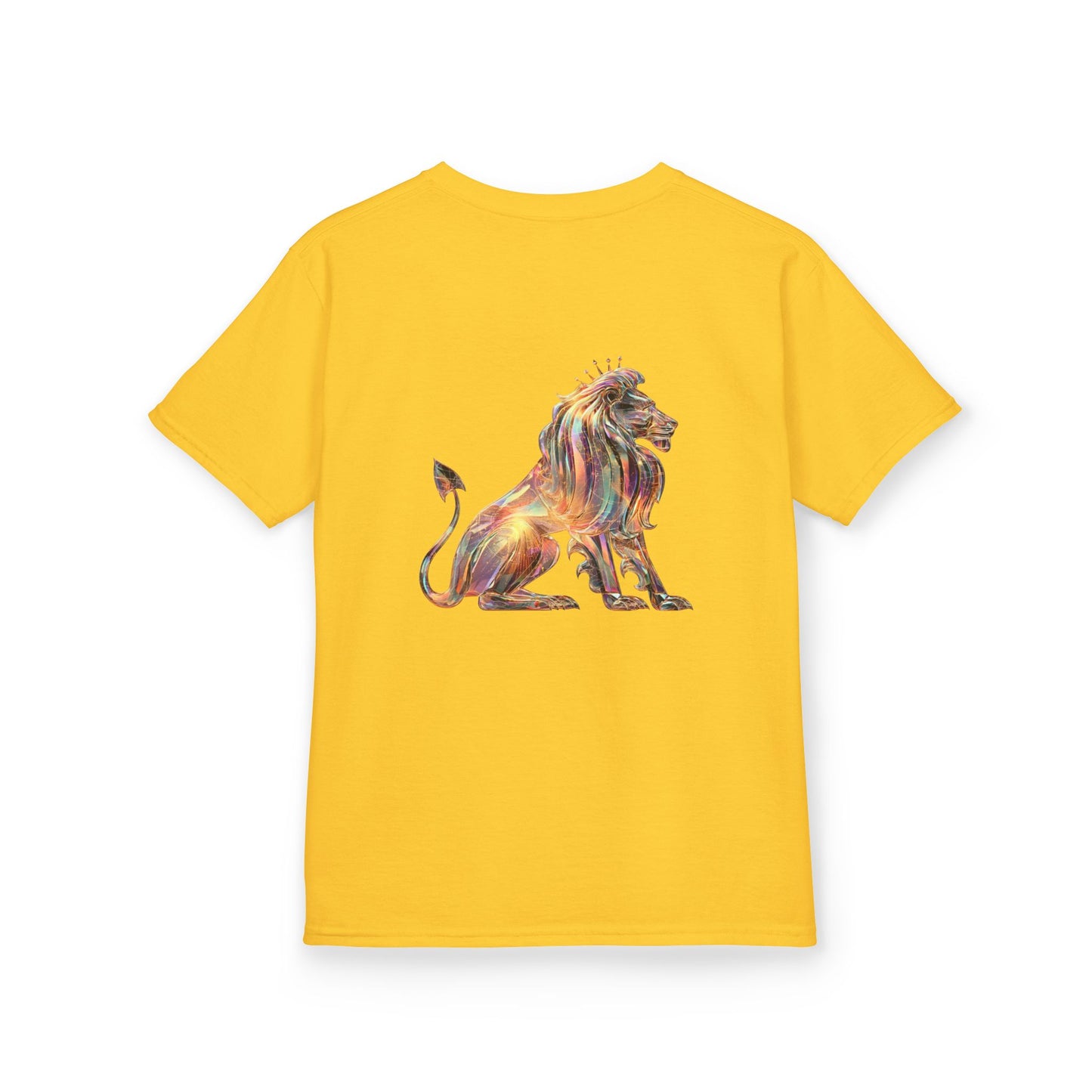 Fire Element Leo Kids Tee | ♌ Brave Heart | Psychedelic Youth Shirt