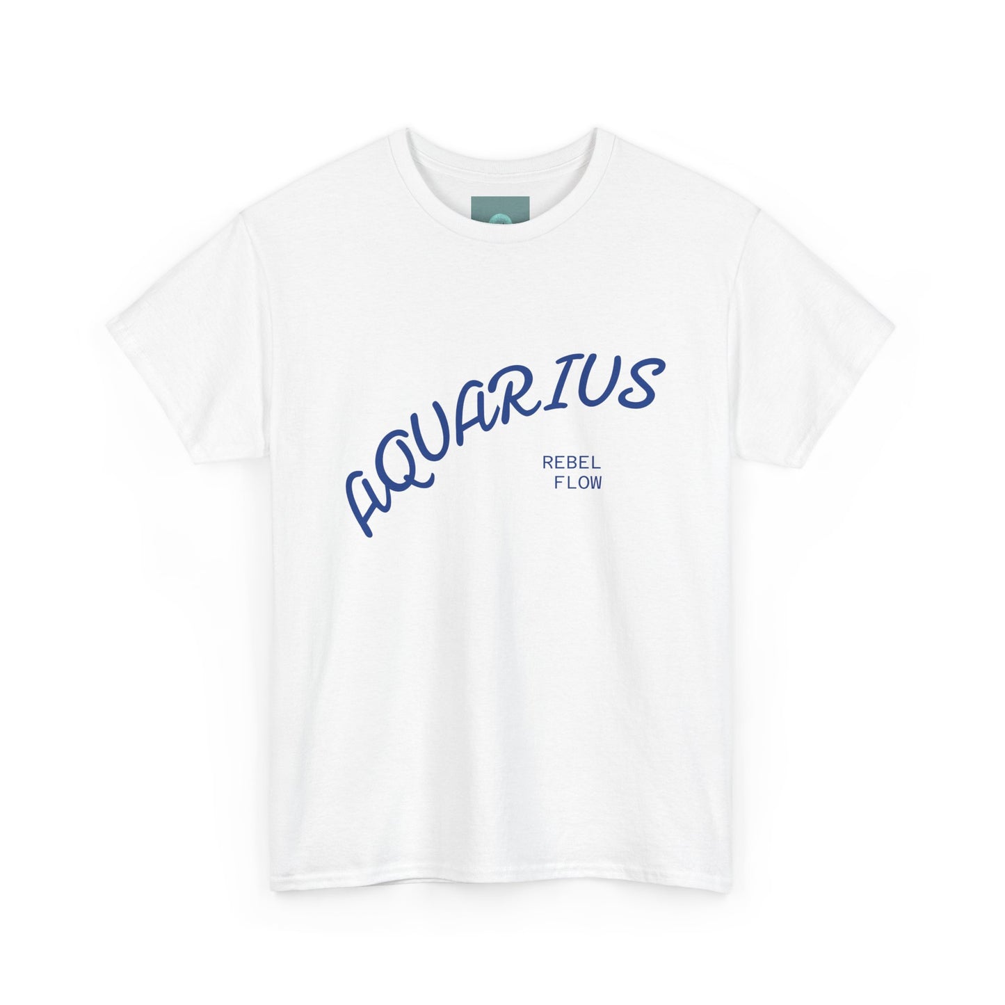 Air Element Aquarius Unisex Tee | ♒ Rebel Flow | Psychedelic Zodiac Shirt