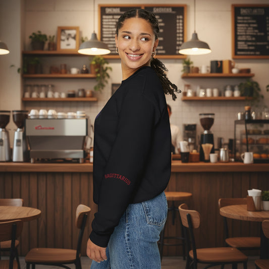 Cosmic Archery Sweatshirt | Unisex Heavy Blend™ Crewneck | Perfect for Gamers, Archery Fans, Space Lovers, Birthdays, and Holidays