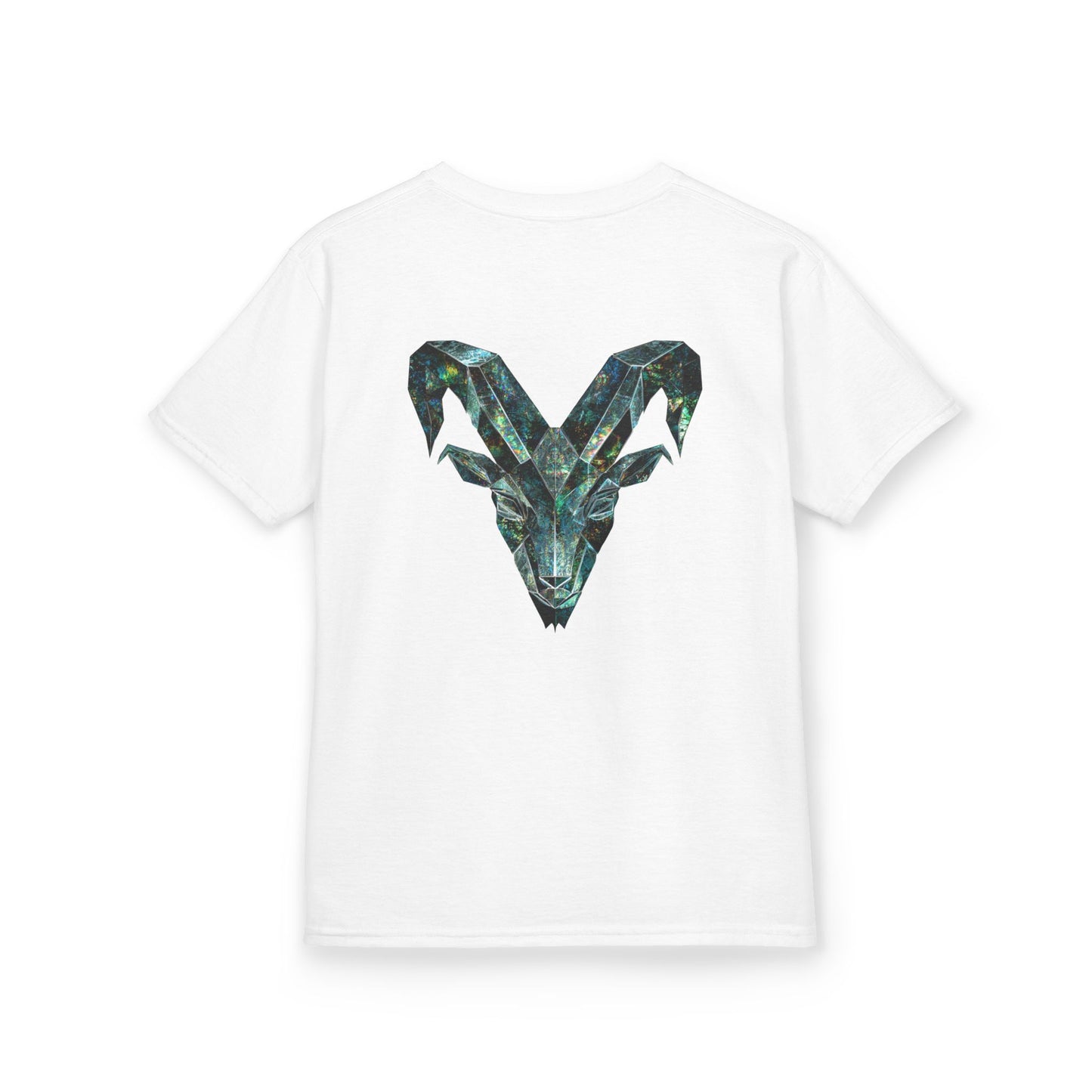 Earth Element Capricorn Kids Tee | ♑ Mountain Ram | Psychedelic Youth Shirt