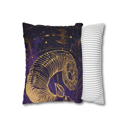 Zodiac Aries Pillowcase - Celestial Home Decor, Astrology Gift, Boho Throw Pillow, Unique Bedding, Horoscope Pillows
