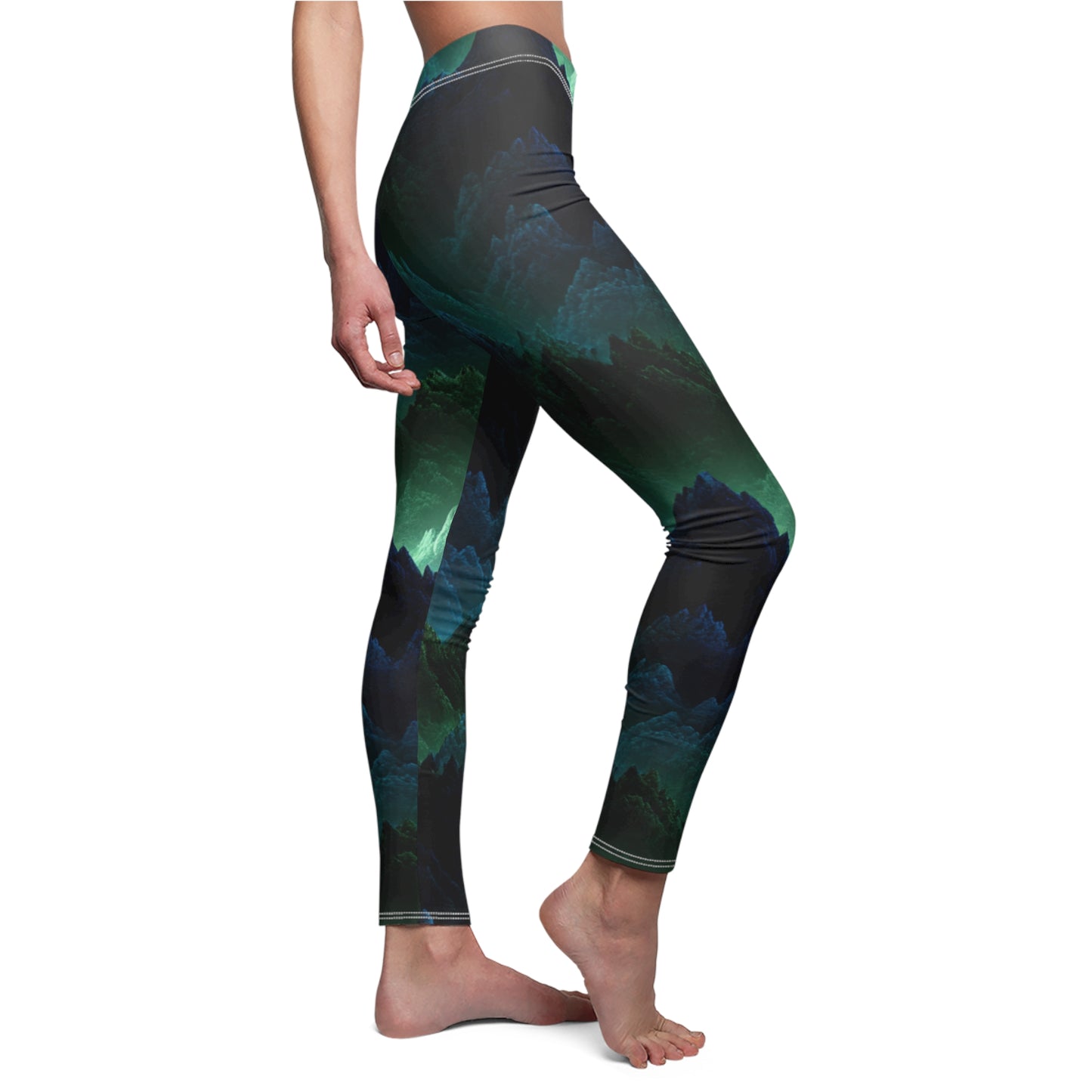 Earth Element Capricorn Leggings | ♑ Galaxy-Inspired | Psychedelic Workout Tights
