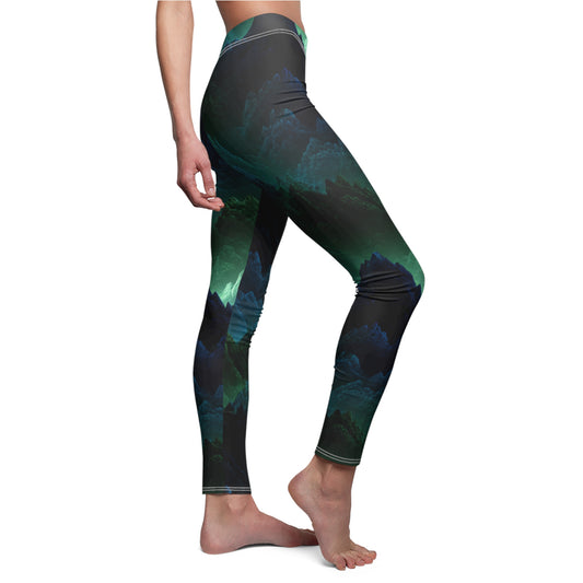 Earth Element Capricorn Leggings | ♑ Galaxy-Inspired | Psychedelic Workout Tights